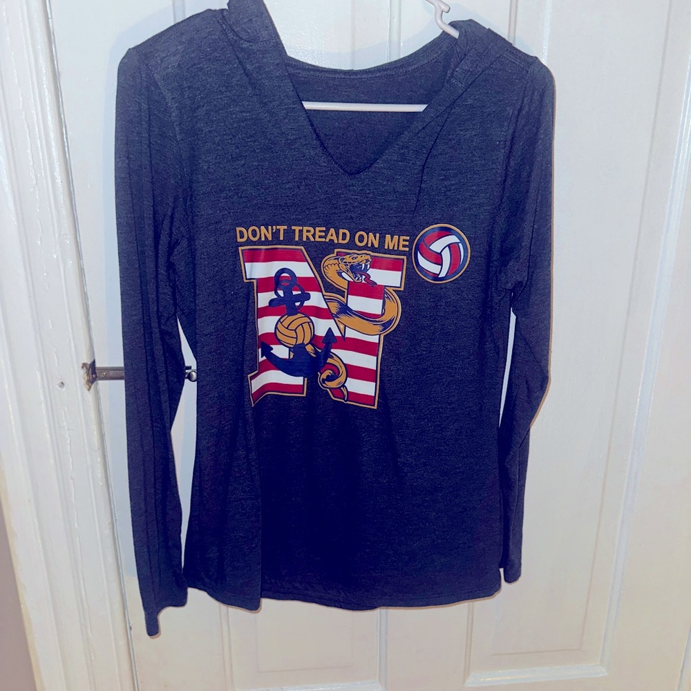 Women’s Naval Academy hooded shirt